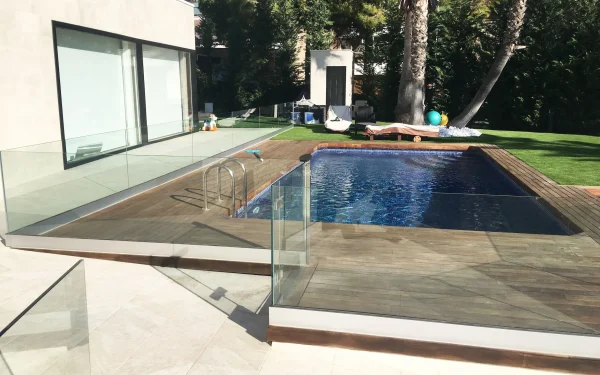 barandas vidriadas para piscinas